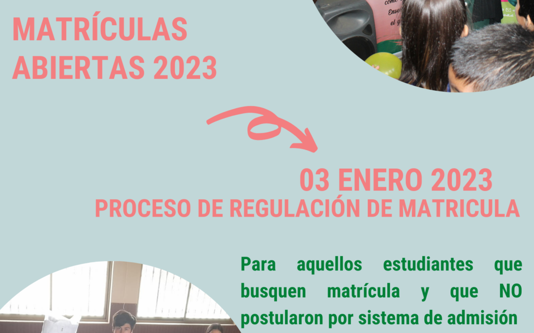 PROCESO DE REGULACIÓN DE MATRICULA